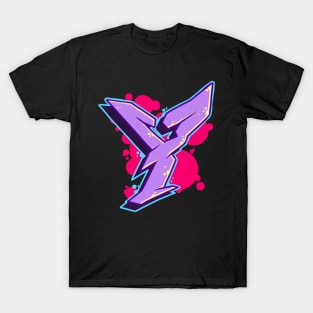 Letter Y -  Graffiti Street Art Style T-Shirt